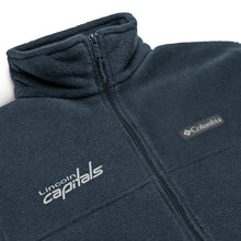 Load image into Gallery viewer, Capitals Embroidered Columbia fleece jacket