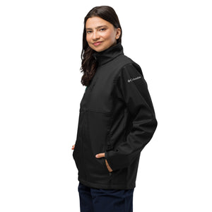 Columbia Brand Embroidered Soft Shell Jacket