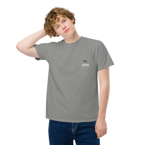 Custom Colors Garment-dyed Pocket T-shirt