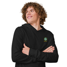 Load image into Gallery viewer, Embroidered Team Logo Hooded Long-Sleeve Tee
