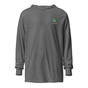 Embroidered Hooded Long-Sleeve Tee