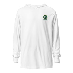 Embroidered Hooded Long-Sleeve Tee