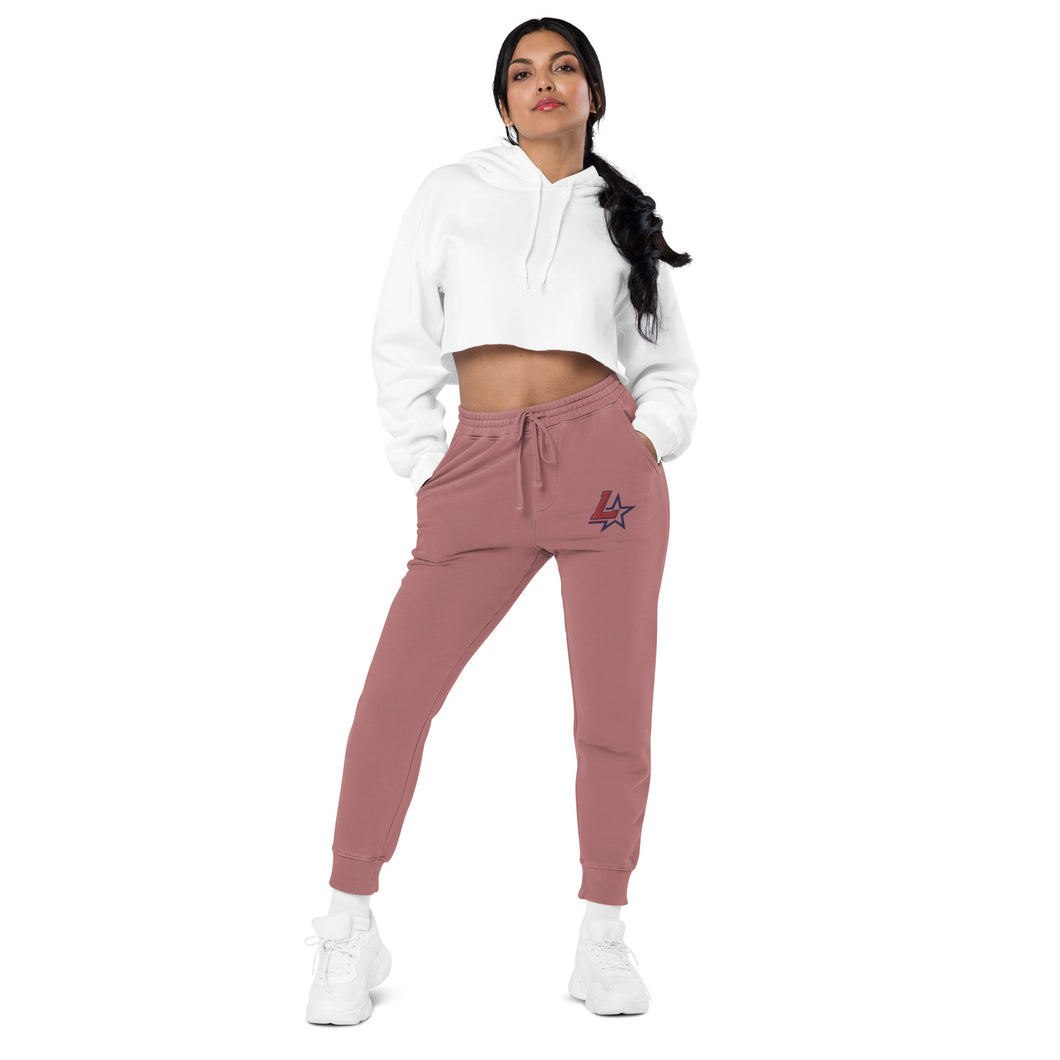 Premium Embroidered Pigment-Dyed Sweatpants