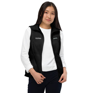 Capitals Embroidered Women’s Columbia fleece vest