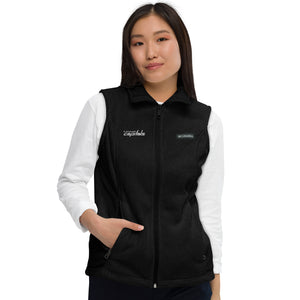 Capitals Embroidered Women’s Columbia fleece vest