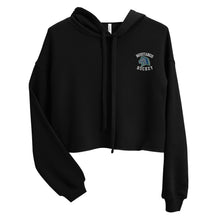 Load image into Gallery viewer, Women&#39;s Embroidered Crop Hoodie