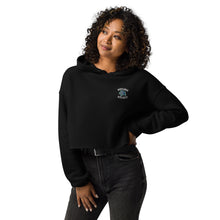 Load image into Gallery viewer, Women&#39;s Embroidered Crop Hoodie