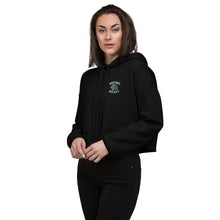 Load image into Gallery viewer, Women&#39;s Embroidered Crop Hoodie
