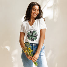 Load image into Gallery viewer, MW Women’s Relaxed V-neck T-Shirt