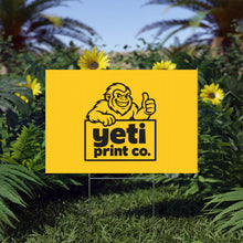 Load image into Gallery viewer, Custom Lawn Sign for Businesses 22&quot;x15&quot;