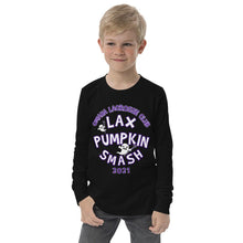 Load image into Gallery viewer, Pumpkin Smash long sleeve tee - YOUTH