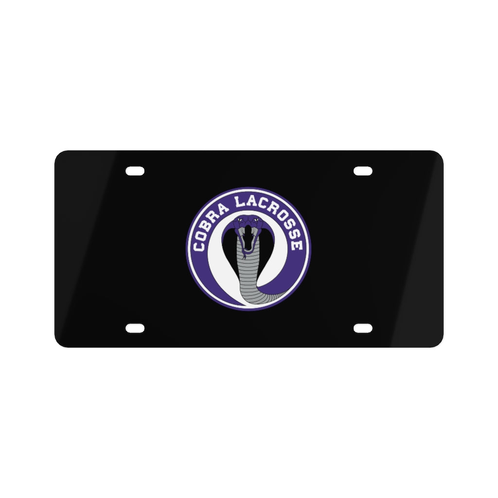 Cobra Lacrosse Decorative License Plate