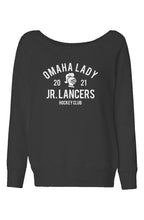 Load image into Gallery viewer, Lady Jr. Lancers Women&#39;s Wide Neck Sweatshirt