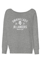Load image into Gallery viewer, Womens Wide Neck Sweatshirt