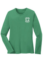 Load image into Gallery viewer, Ladies&#39; Embroidered Long Sleeve Cotton Tee