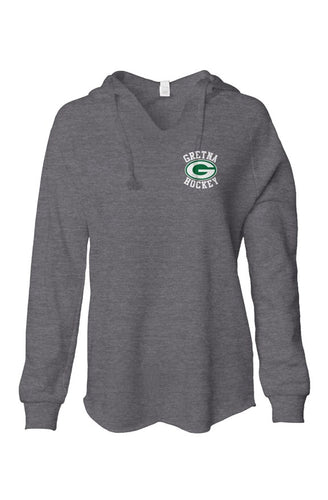 Womens' Lightweight  Wash Hooded Sweatshirt