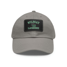 Load image into Gallery viewer, Wildcat Lacrosse Dad Hat with Leather Patch