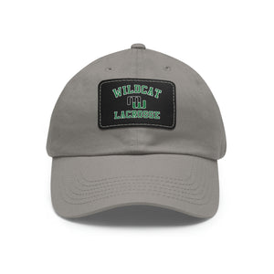 Wildcat Lacrosse Dad Hat with Leather Patch