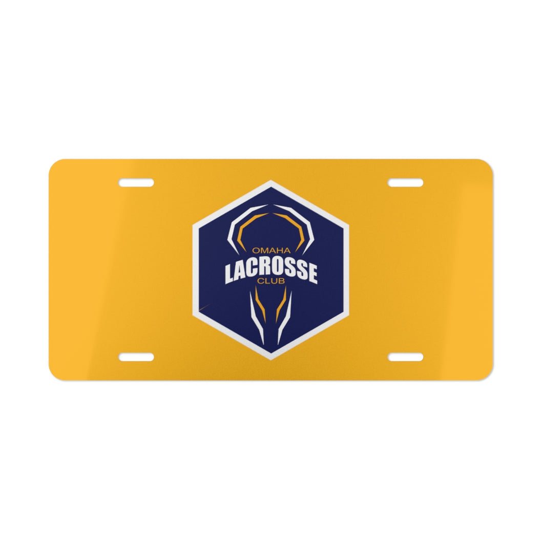 Omaha Lacrosse Club Vanity Plate