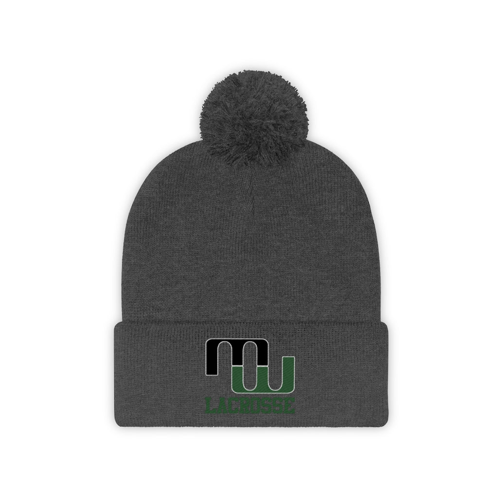 Team Logo Pom Pom Beanie