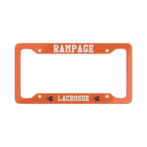 Rampage Lacrosse License Plate Frame