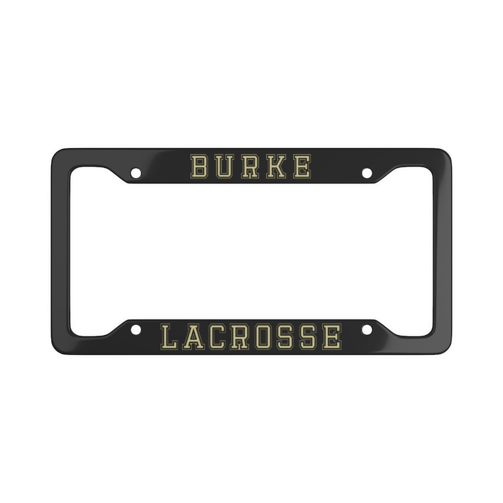Burke Lacrosse License Plate Frame