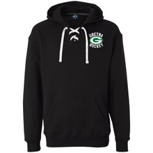 Load image into Gallery viewer, Team Logo Heavyweight Hockey Lace Hoodie