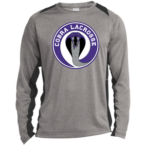 ST361LS Long Sleeve Heather Colorblock Performance Tee