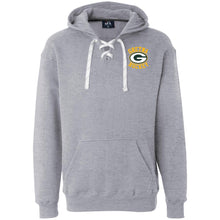 Load image into Gallery viewer, Team Logo Heavyweight Hockey Lace Hoodie