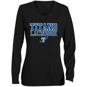 Ladies' Performance Long Sleeve V-Neck Tee