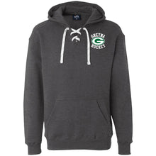 Load image into Gallery viewer, Team Logo Heavyweight Hockey Lace Hoodie