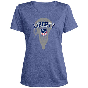 Ladies' Heather Scoop Neck Performance Tee Tee