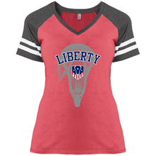 Load image into Gallery viewer, Ladies&#39; Game  Day V-Neck T-Shirt