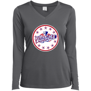 Ladies’ Long Sleeve Performance V-Neck Tee