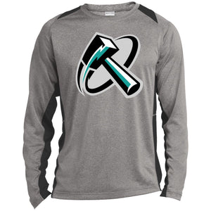 Sports Tek Long Sleeve Heather Performance Tee