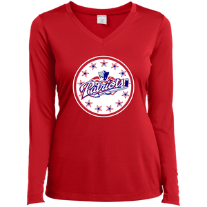 Ladies’ Long Sleeve Performance V-Neck Tee