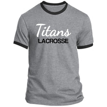 Load image into Gallery viewer, Titans Script Logo Ringer Tee