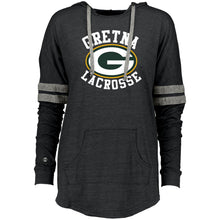 Load image into Gallery viewer, Ladies Hooded Low Key Lacrosse Pullover