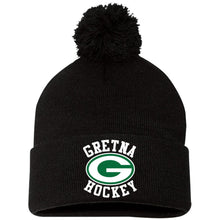 Load image into Gallery viewer, Embroidered Pom Pom Knit Cap