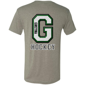 Go Green! Gretna Hockey Triblend T-Shirt
