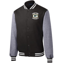 Load image into Gallery viewer, Team Logo Fleece Letterman Jacket