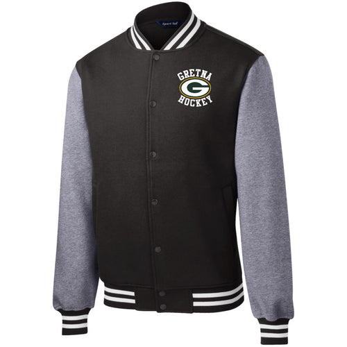 Team Logo Fleece Letterman Jacket