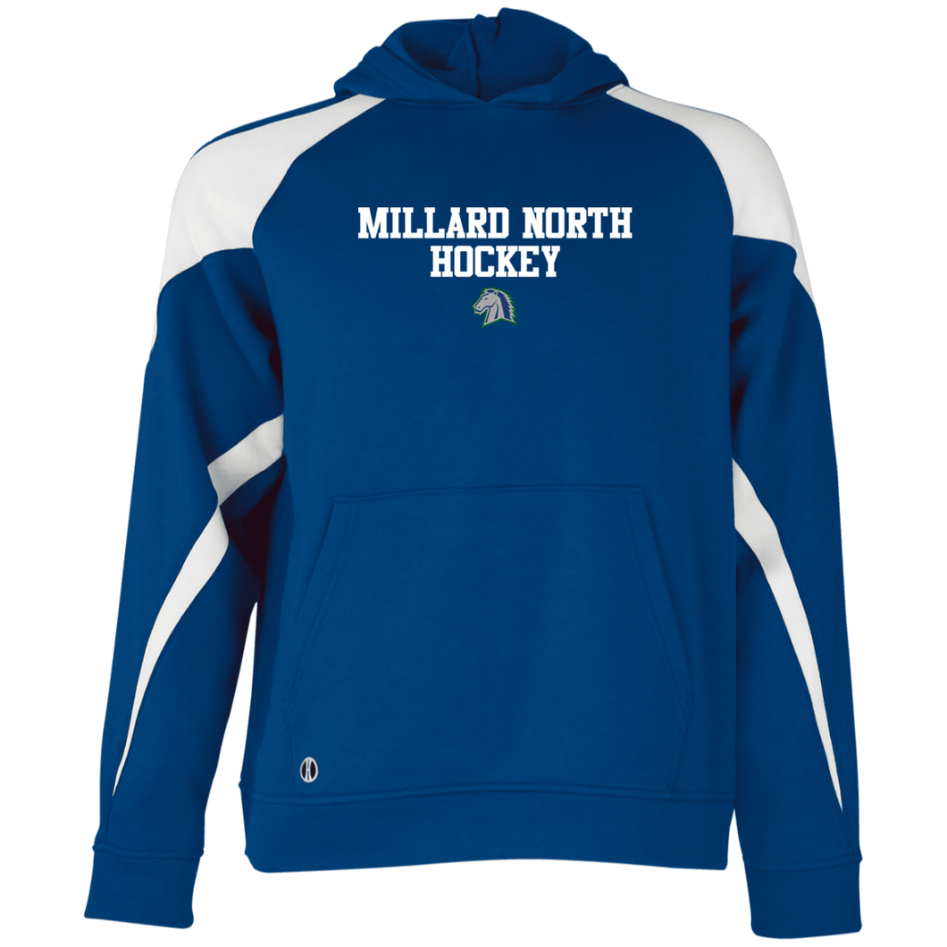 Youth Athletic Colorblock Fleece Hoodie