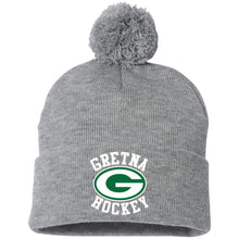 Load image into Gallery viewer, Embroidered Pom Pom Knit Cap