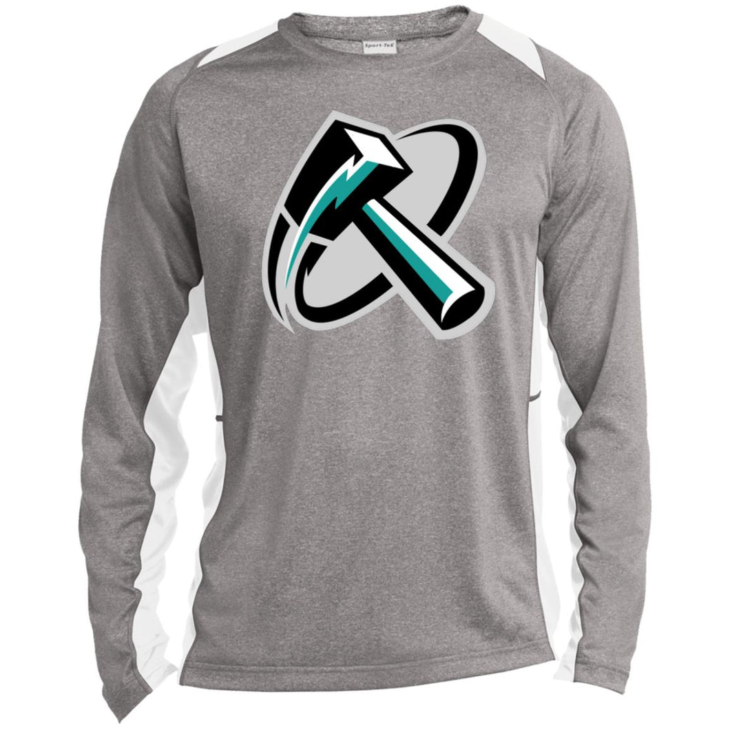 Sports Tek Long Sleeve Heather Performance Tee