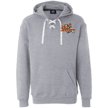 Load image into Gallery viewer, Team Logo Hockey Lace Hoodie