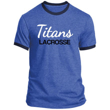 Load image into Gallery viewer, Titans Script Logo Ringer Tee