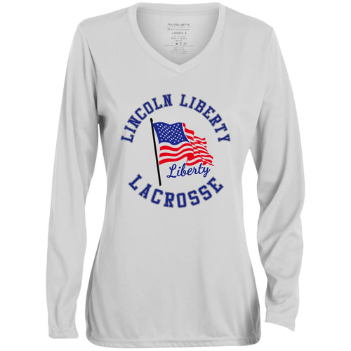 Ladies' Performance Long Sleeve V-Neck Tee
