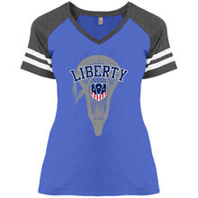 Load image into Gallery viewer, Ladies&#39; Game  Day V-Neck T-Shirt