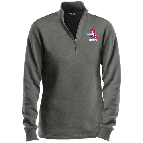Team Logo Ladies 1/4 Zip Sweatshirt